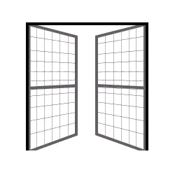 Moustiquaire Porte Double Battante sur Mesure