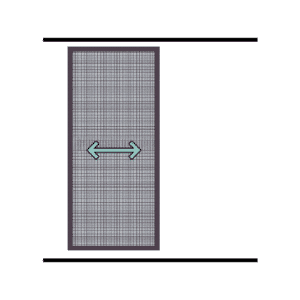 Moustiquaire Simple Coulissante sur Mesure BASIC